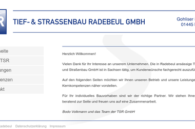 tsr-radebeul.de - Straßenbauunternehmen Radebeul