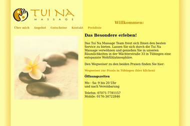 tui-na-massage.de - Masseur Tübingen