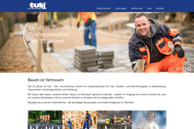 tuk-schwerin.de - Straßenbauunternehmen Schwerin