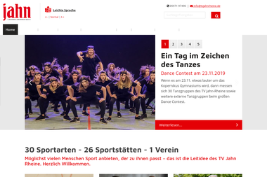tvjahnrheine.de - Tanzschule Rheine