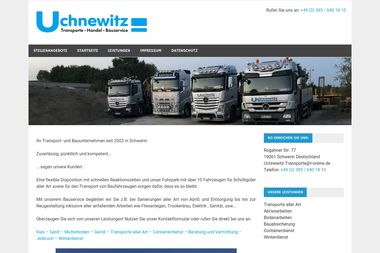 uchnewitz-transporte.de - Kleintransporte Schwerin