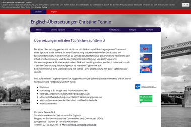 uebersetzungen-tennie.de - Übersetzer Kempen