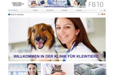 uni-giessen.de/cms/fbz/fb10/institute_klinikum/klinikum/kleintierklinik - Tiermedizin Giessen