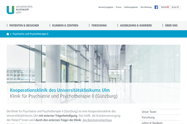 uniklinik-ulm.de/struktur/kliniken/psychiatrie-und-psychotherapie/klinik-fuer-psychiatrie-und-psycho - Dermatologie Günzburg
