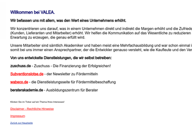 valea.de - Unternehmensberatung Giessen