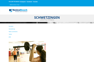venicebeach-fitness.de/studios/lifestyle-fitness/schwetzingen.html - Personal Trainer Schwetzingen