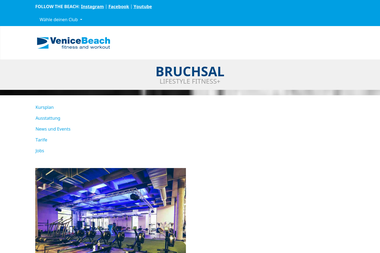 venicebeach-fitness.de/studios/lifestyle-fitness-plus/bruchsal.html - Personal Trainer Bruchsal