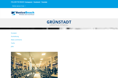 venicebeach-fitness.de/studios/lifestyle-fitness-plus/gruenstadt.html - Personal Trainer Grünstadt