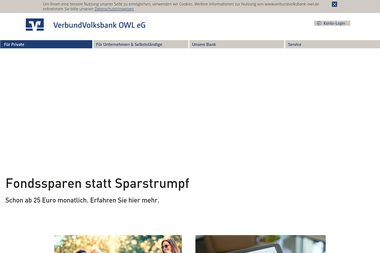 verbundvolksbank-owl.de - Finanzdienstleister Steinheim
