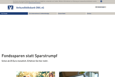 verbundvolksbank-owl.de - Finanzdienstleister Delbrück