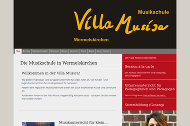 villamusica-wk.de - Musikschule Wermelskirchen
