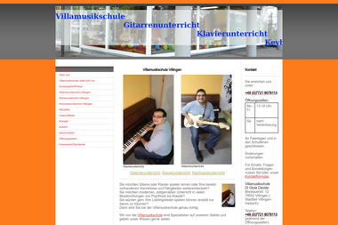 villamusikschule.de - Musikschule Villingen-Schwenningen