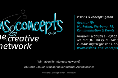 visions-and-concepts.de - Werbeagentur Ginsheim-Gustavsburg