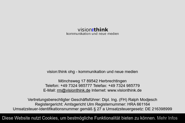 visionthink.de - Werbeagentur Herbrechtingen