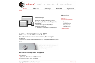 visual-mediaservice.com - Web Designer Ronnenberg