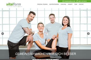 vitalform.info - Personal Trainer Essen