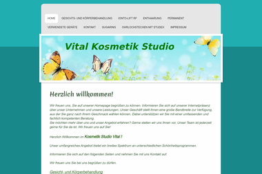 vital-kosmetik-studio.de - Kosmetikerin Tübingen