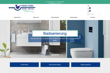 vogel-sanitaertechnik.de - Wasserinstallateur Zirndorf