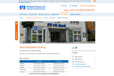 vr-bank-passau.de/wir-fuer-sie/filialen-ansprechpartner/uebersicht-filialen/GS02.html - Finanzdienstleister Pocking