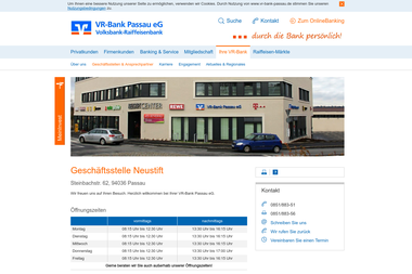 vr-bank-passau.de/wir-fuer-sie/filialen-ansprechpartner/uebersicht-filialen/GS33.html - Finanzdienstleister Passau