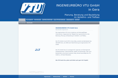 vtu-gera.de - Straßenbauunternehmen Gera