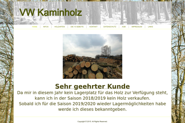 vw-kaminholz.de - Brennholzhandel Usingen