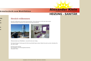 waermetechnik-klein.de - Wasserinstallateur Husum
