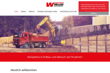 waitl-erdbau.de - Abbruchunternehmen Landshut