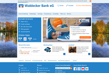 waldecker-bank.de - Finanzdienstleister Bad Wildungen