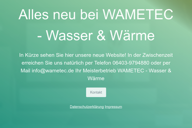 wametec.de - Erneuerbare Energien Pohlheim