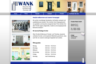 wank-coburg.de - Fenster Coburg