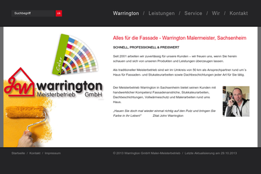 warrington-gmbh.de - Malerbetrieb Sachsenheim