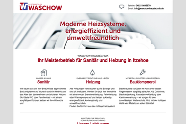 waschow-haustechnik.de - Wasserinstallateur Itzehoe