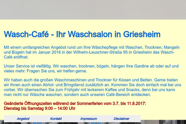 waschsalon.cafe - Chemische Reinigung Griesheim
