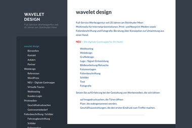 waveletdesign.de - Web Designer Wunstorf