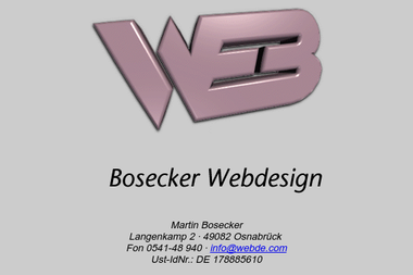 webde.com - Web Designer Osnabrück