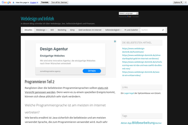 webdesign-dominik.de - Web Designer Erfurt