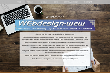 webdesign-wew.de - Web Designer Wesseling