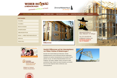 weber-holzbau.com - Zimmerei Hessisch Oldendorf