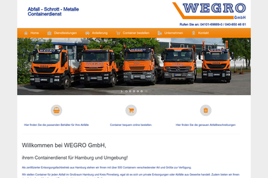 wegrogmbh-online.de - Containerverleih Hamburg
