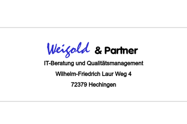 weigold.com - Unternehmensberatung Hechingen