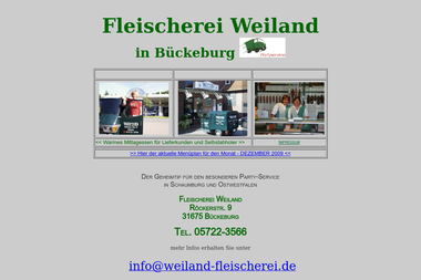 weiland-fleischerei.de - Catering Services Bückeburg