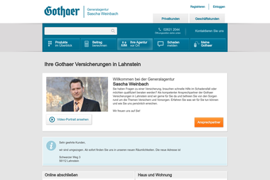 weinbach.gothaer.de - Versicherungsmakler Lahnstein