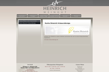 weingut-heinrich.de/links/schmuckdesign - Juwelier Heilbronn