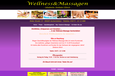 wellness-massagen-aschersleben.de - Masseur Aschersleben