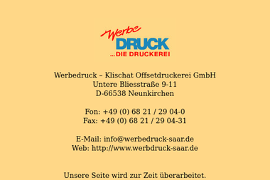 werbedruck-saar.de - Druckerei Neunkirchen