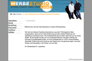 werbestudio-laeschke.de - Werbeagentur Bad Langensalza