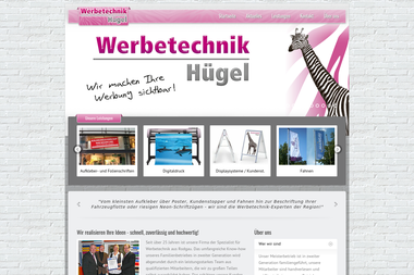 werbetechnik-huegel.de - Druckerei Rodgau