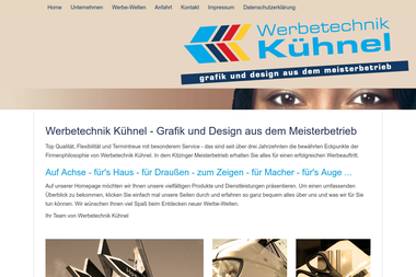 werbetechnik-kuehnel.de - Werbeagentur Kitzingen