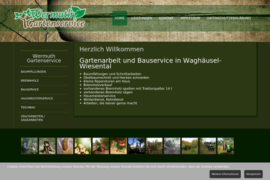 wermuth-gartenbauservice.de - Brennholzhandel Waghäusel